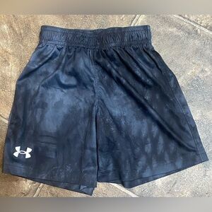 Under Armour Kids Charcoal Black Shorts